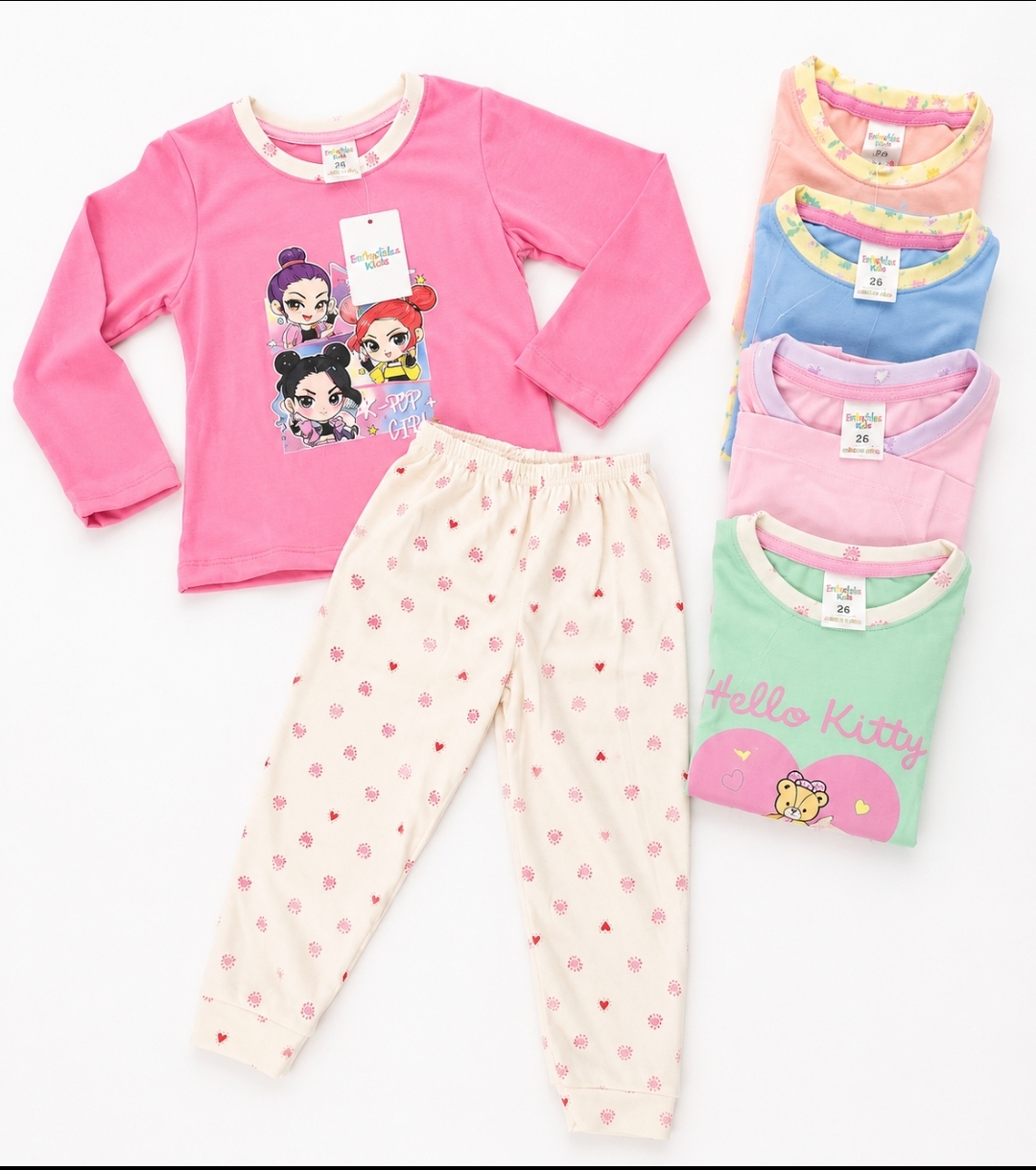 Pijama manga larga niña disney