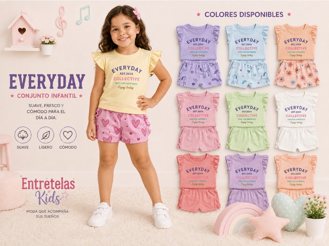 Conjunto short everyday